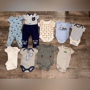 0-3 Month Short Sleeve Bundle